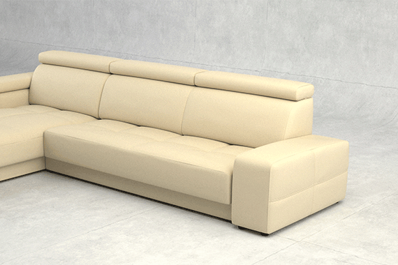 Sedežna Cardiff - pomik sedeža za 25cm.