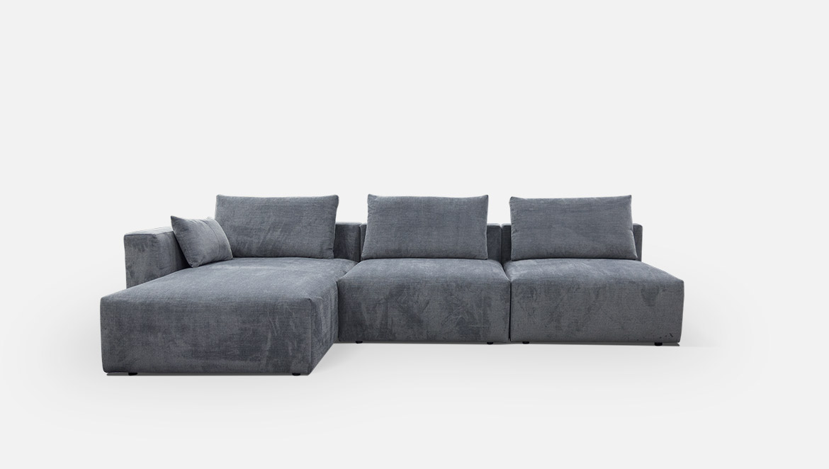 Sedežna garnitura Cubian z ležalnikom sedežna garnitura, ležalnik, premične blazine, izdelava po meri